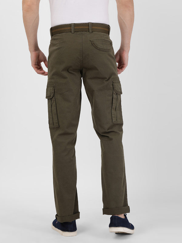 Buy Dark Olive Green Baggy Fit Chinos Cotton Cargo Pants Online | Tistabene  - Tistabene
